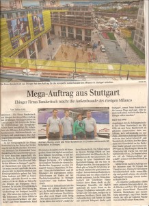 Mega Auftrag aus Stuttgart