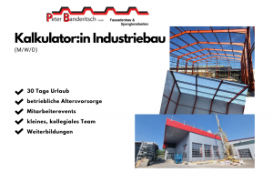 Kalkulator:in Industriebau m/w/d