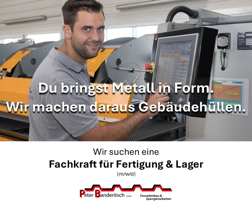 Offene Stelle Banderitsch Fertigung Lager